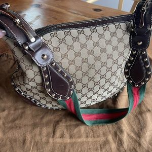 Gucci Monogram Messenger Crossbody